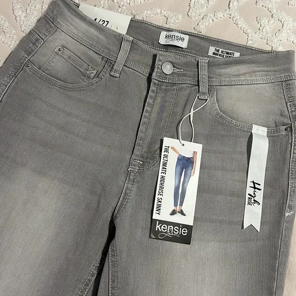 Kensie Jeans skinny gray jeans NWT - Picture 3 of 4